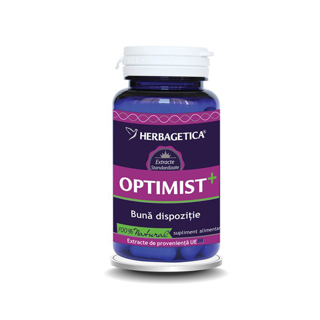 Optimist +, 60 capsule, Herbagetica