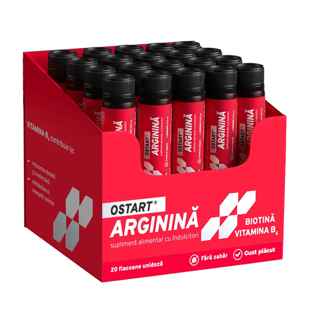 OSTART Arginina Shoturi, 20 flacoane unidoza x 25 ml, Fiterman Pharma
