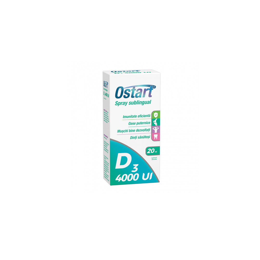 Ostart D3 4000UI, spray sublingual, 20 ml, Fiterman