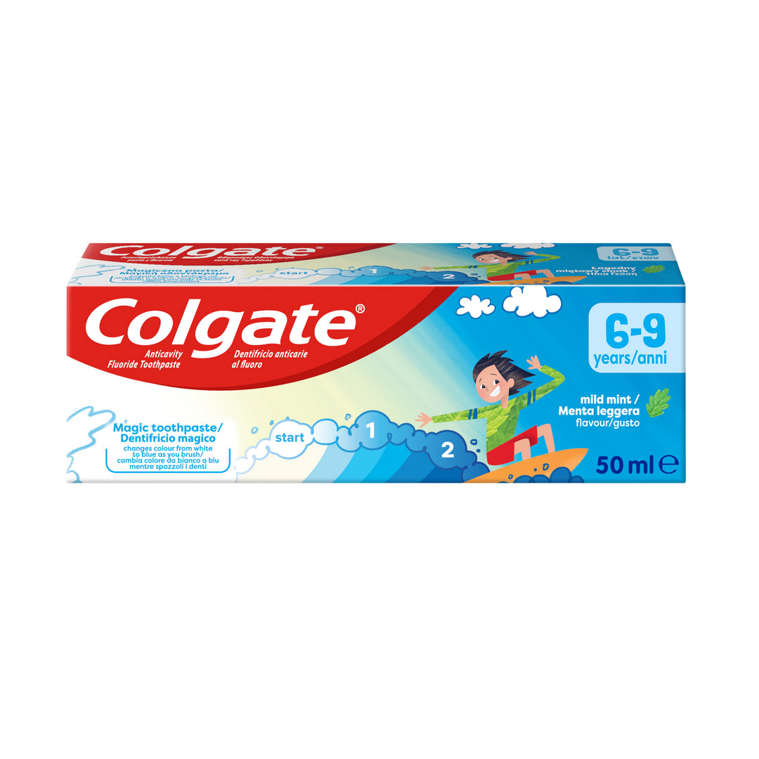 Pasta de dinti Colgate pentru copii, varsta 6-9 ani, 50 ml