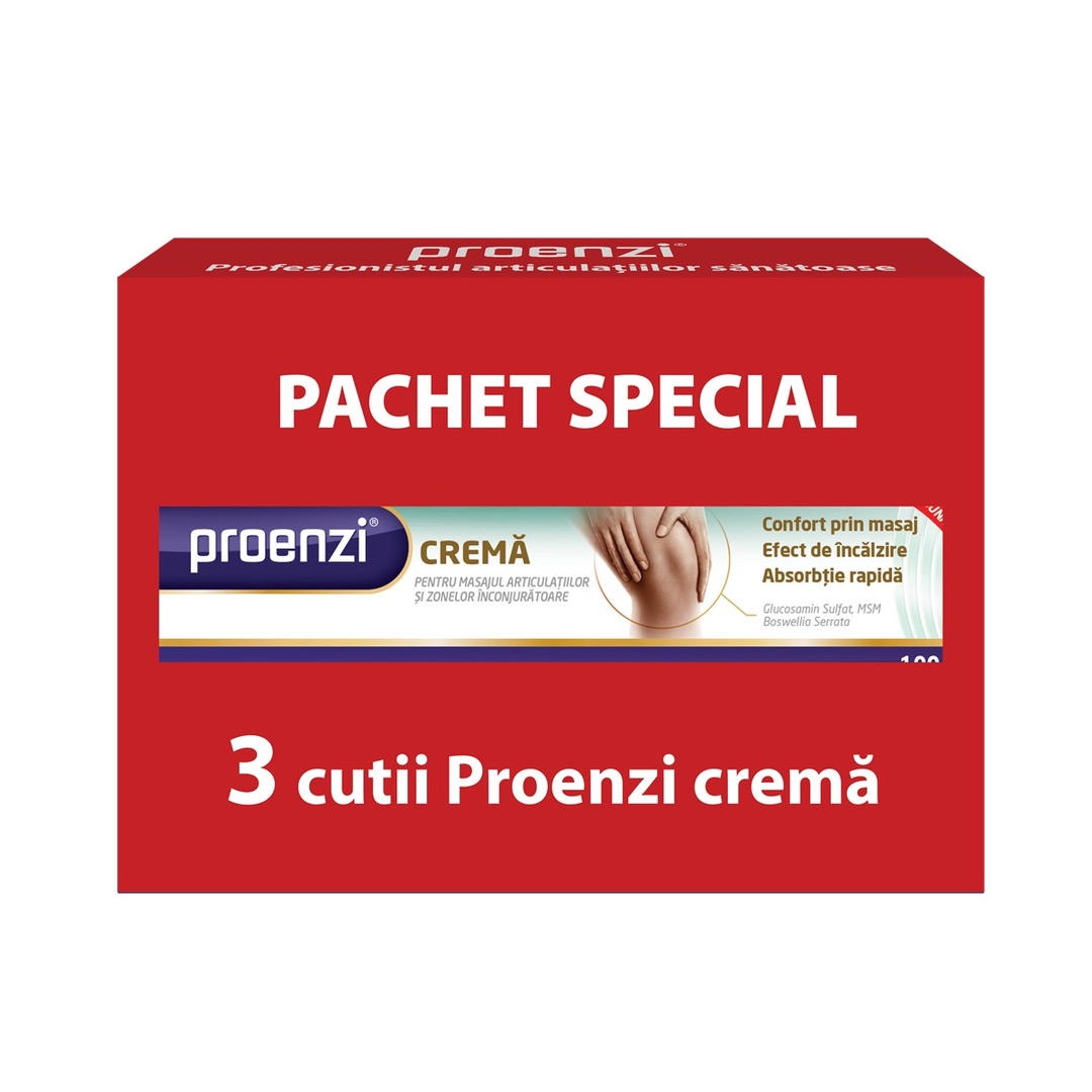 Pachet: Crema Proenzi, 3 x 100 ml, Walmark