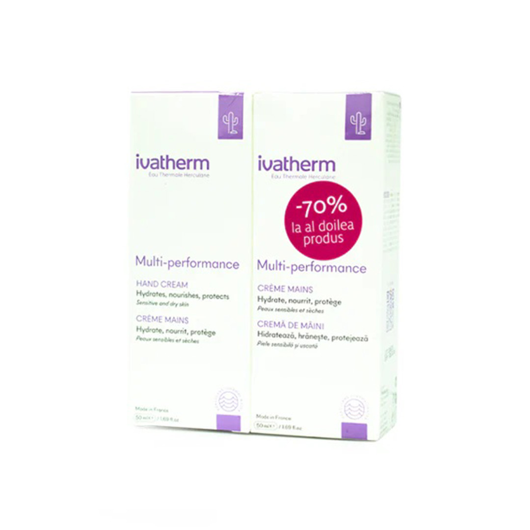 Pachet Multi-Performance Crema Maini, 50 ml (1+1) -70% Reducere, Ivatherm