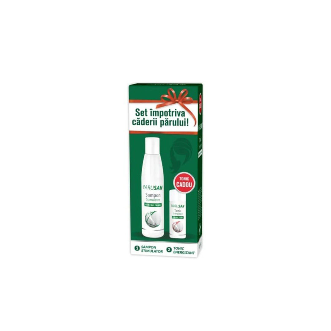 Pachet: Parusan Sampon stimulator, 200 ml + Tonic energizant, 50 ml, Zdovit