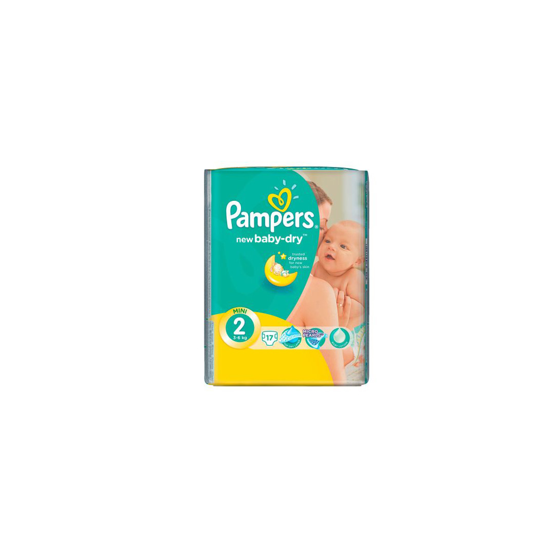 Scutece Pampers New Baby-Dry, nr.2, 3-6 kg, 17 bucati