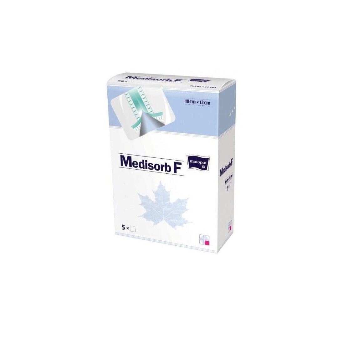 Pansament steril transparent Medisorb F, 10 x 12cm, 5 bucati, Matopat