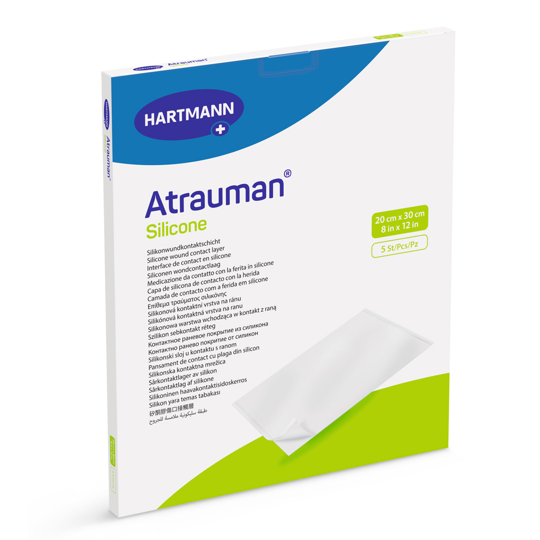 Pansamente impgrenate Atrauman® Silicone 20 cm x30 cm, 5 bucati, Hartmann