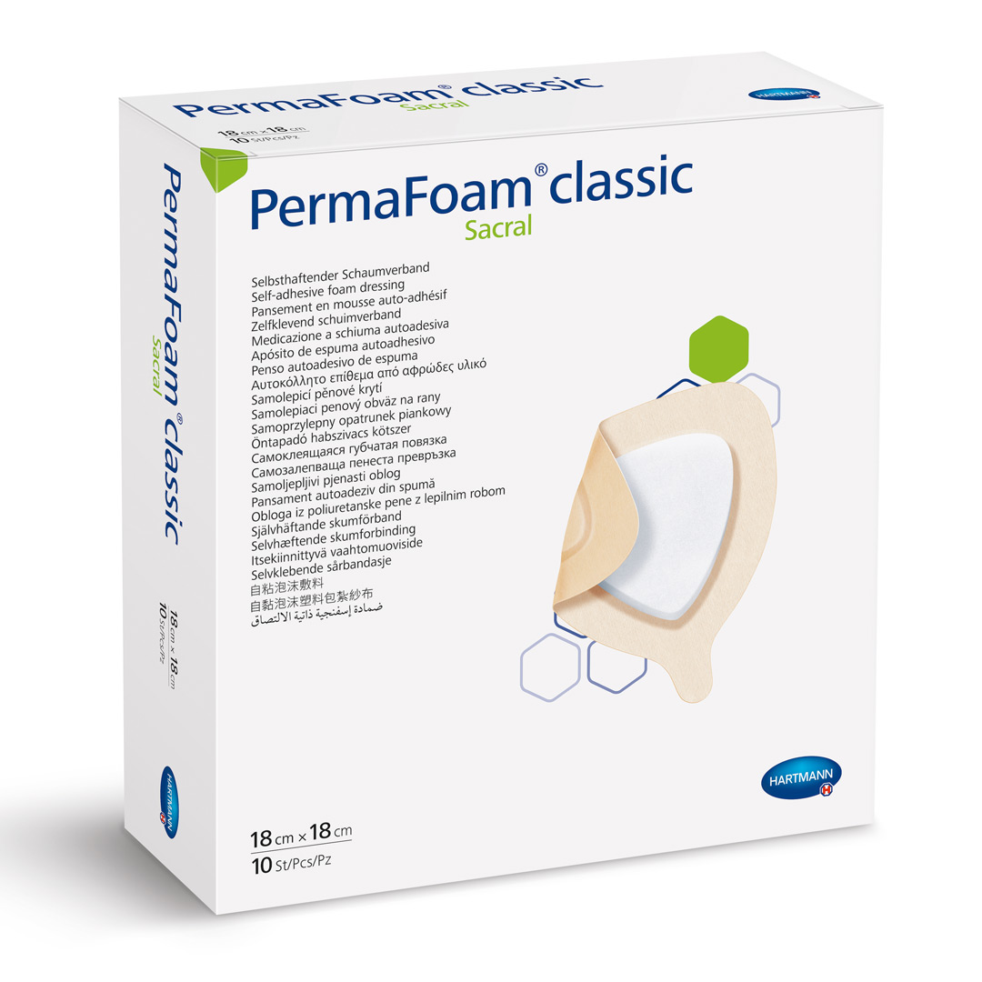 Pansament PermaFoam Classic Sacral, 18 x 18 cm, 1 cutie/3 bucati, Hartmann