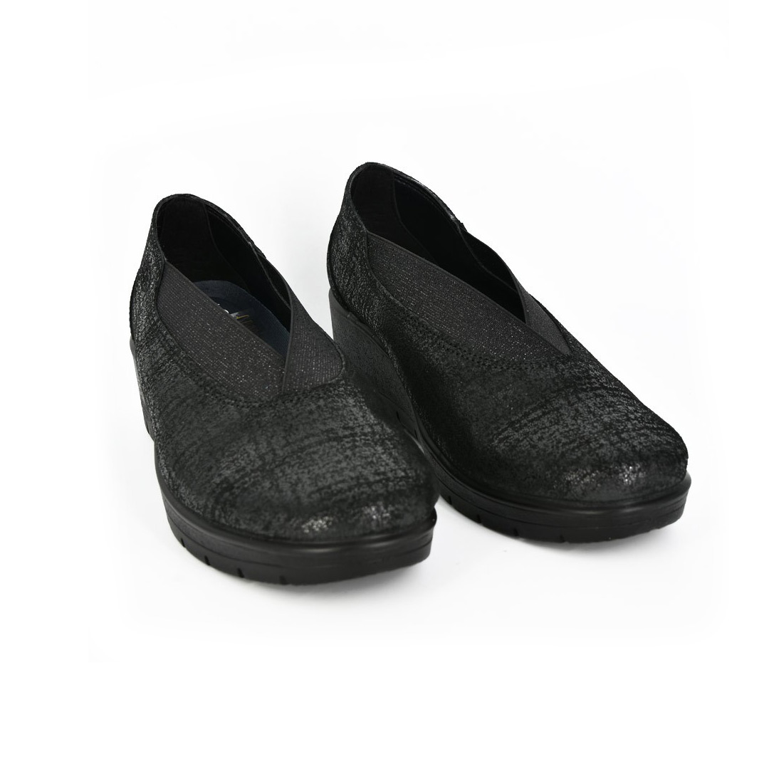 Pantofi Dama din Piele naturala FF137, negru