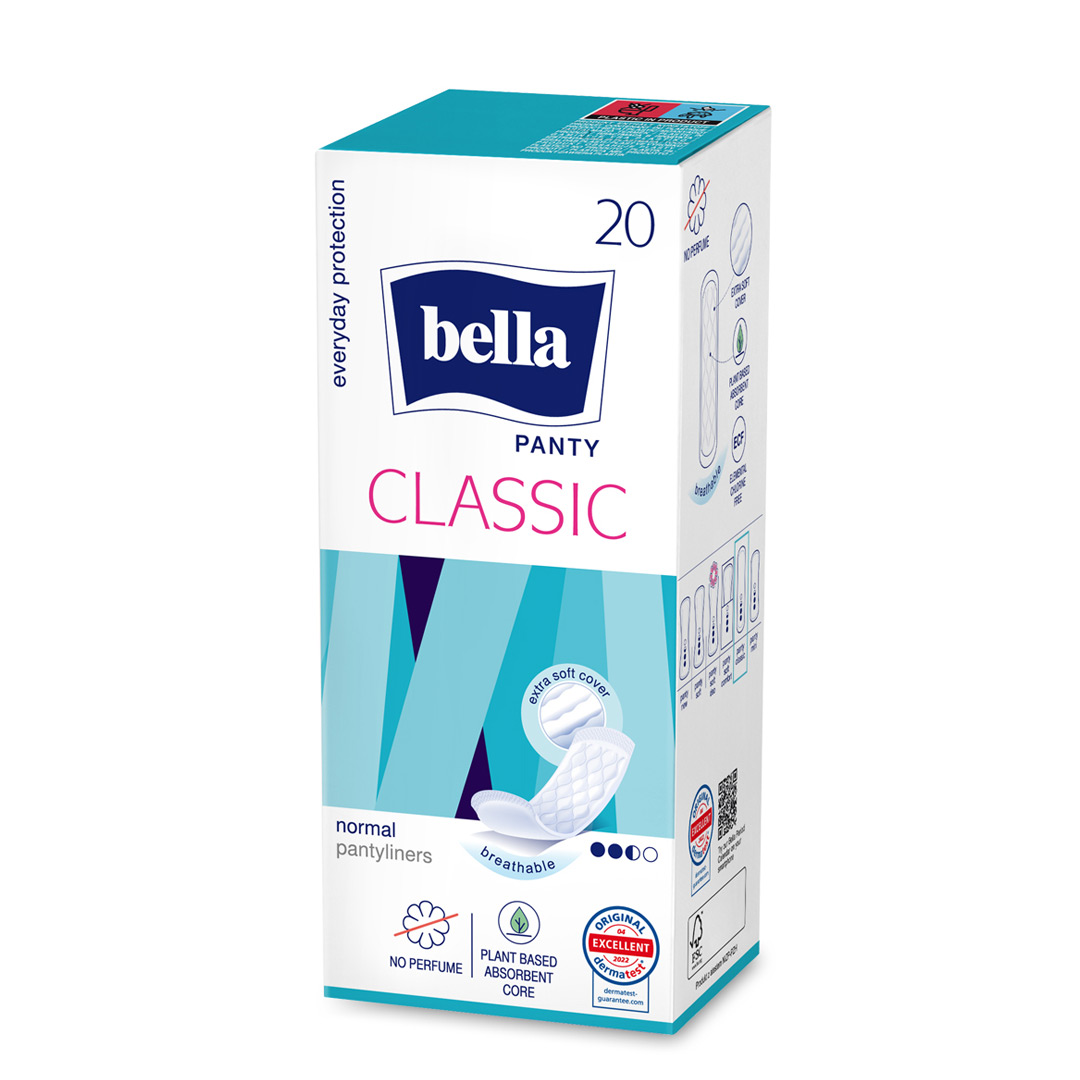 Panty Classic absorbante zilnice, 20 bucati, Bella
