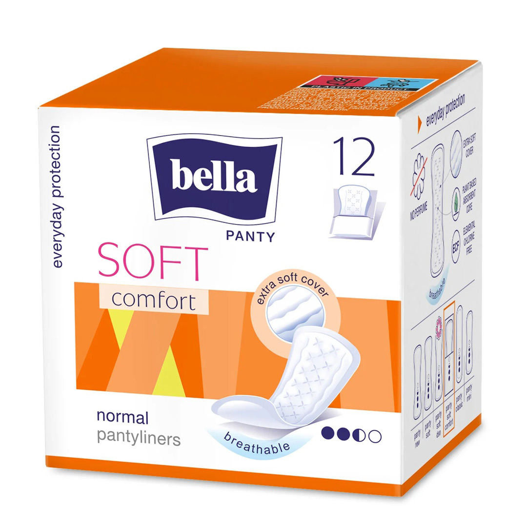 Panty Soft Comfort absorbante zilnice, 12 bucati, Bella