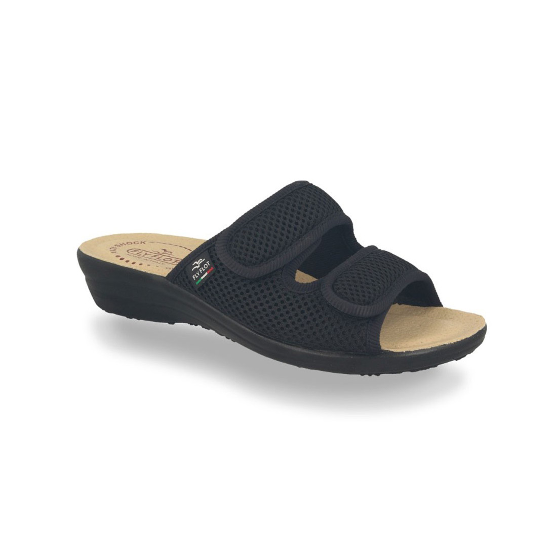 Papuci din microfibra Fly Flot 120, negru