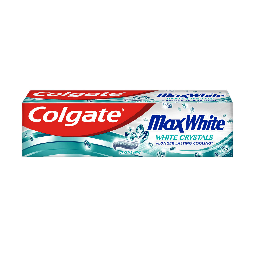 Pasta de dinti Colgate Max White White Crystals pentru albire, 75 ml