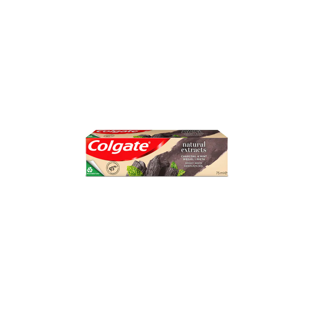 Pasta de dinti Colgate Natural Extracts Charcoal + White, 75 ml