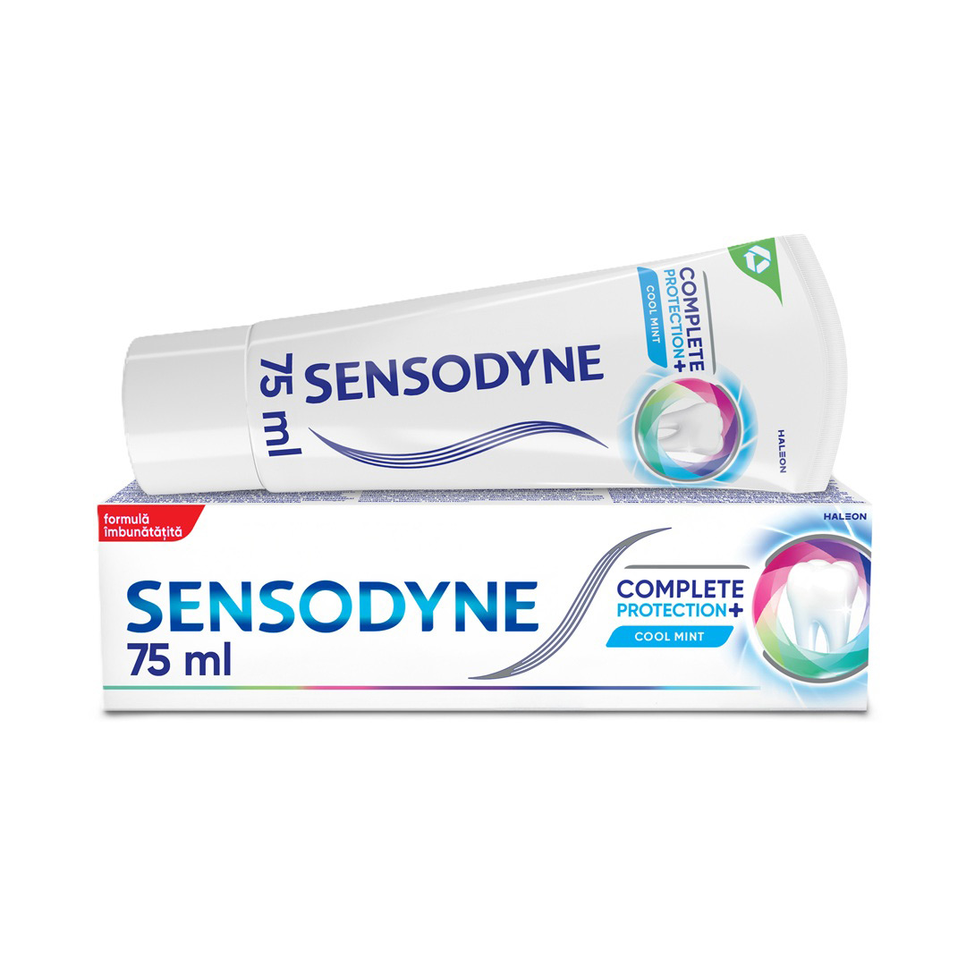 Pasta de dinti Complete Protection Sensodyne, Cool Mint, 75 ml, Haleon