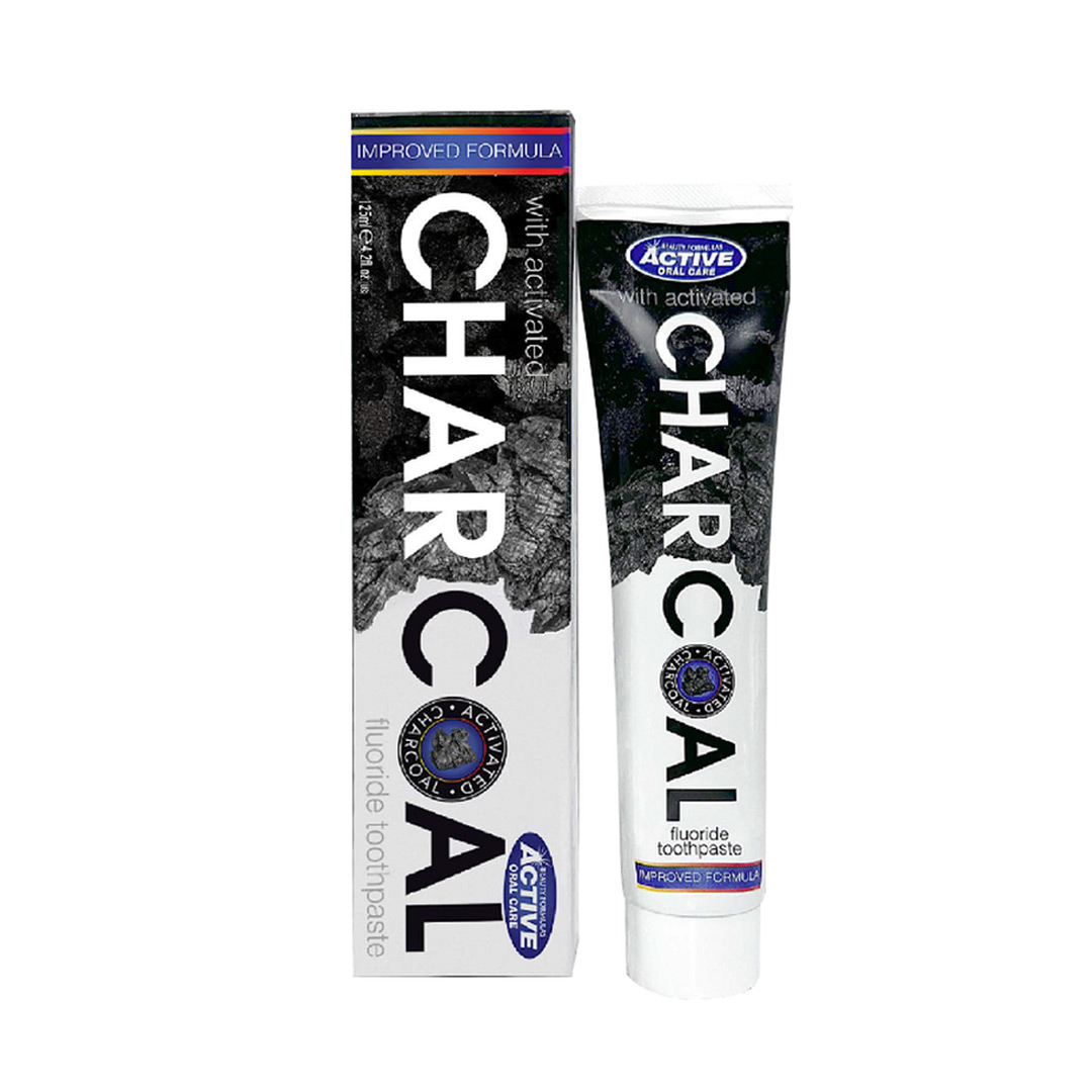 Pasta de dinti cu carbune activ, Active Oral, 125 ml, Business Partner