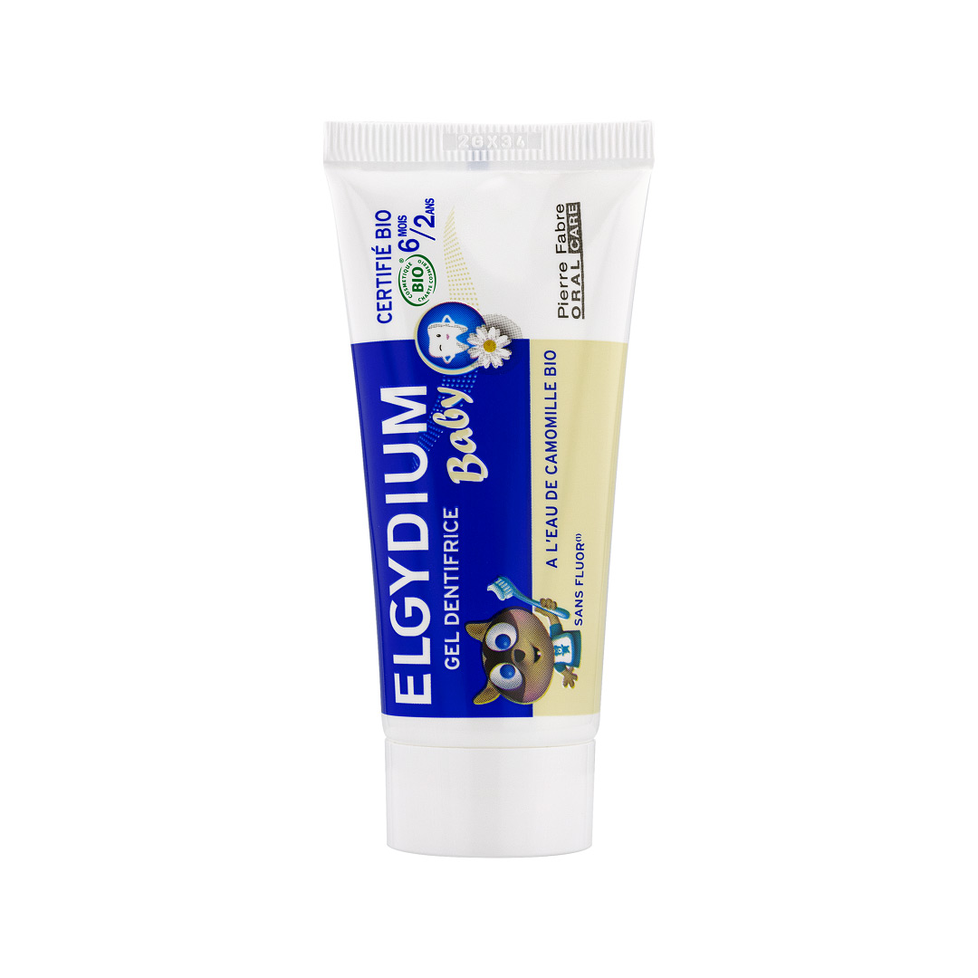 Pasta de dinti cu musetel pentru copii 6 luni-2 ani Baby Organic Bio, 30 ml, Elgydium