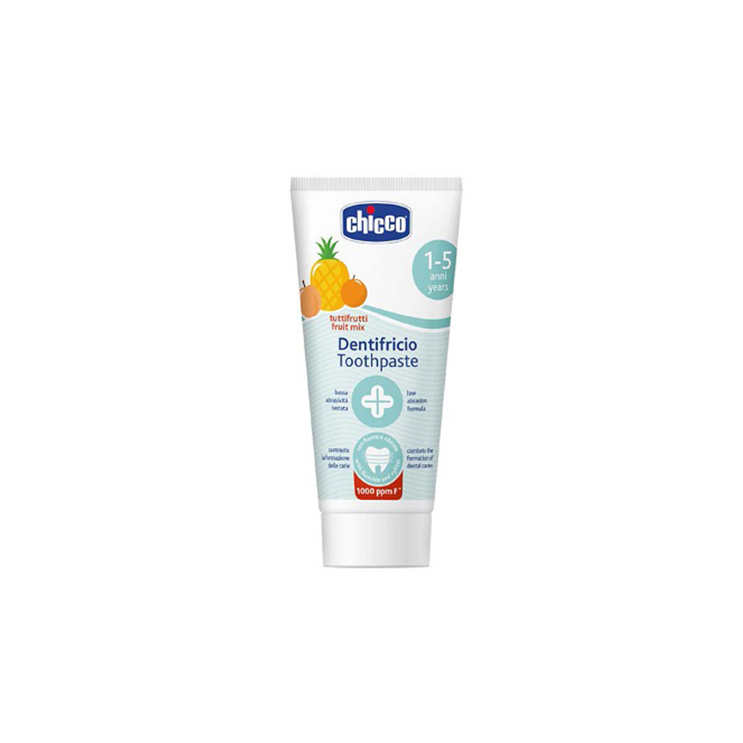 Pasta dinti cu fluor cu aroma de multi-fructe, 50 ml, 1-5 ani+, Chicco