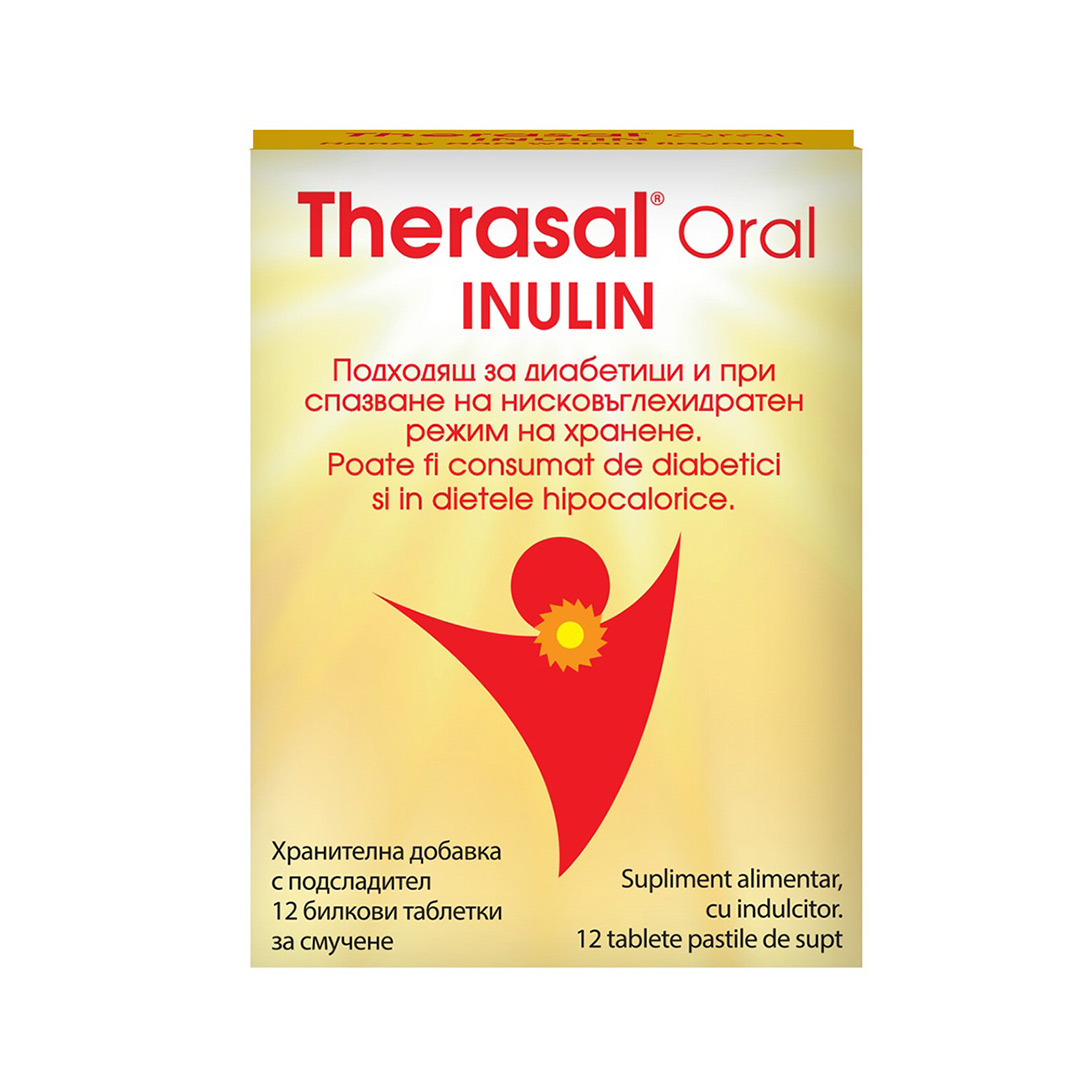 Pastile pentru supt fara zahar Therasal Oral, 12 pastile, Vedra