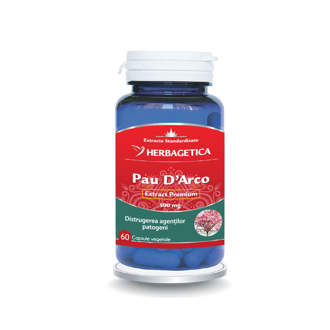 Pau D'Arco, 60 capsule, Herbagetica