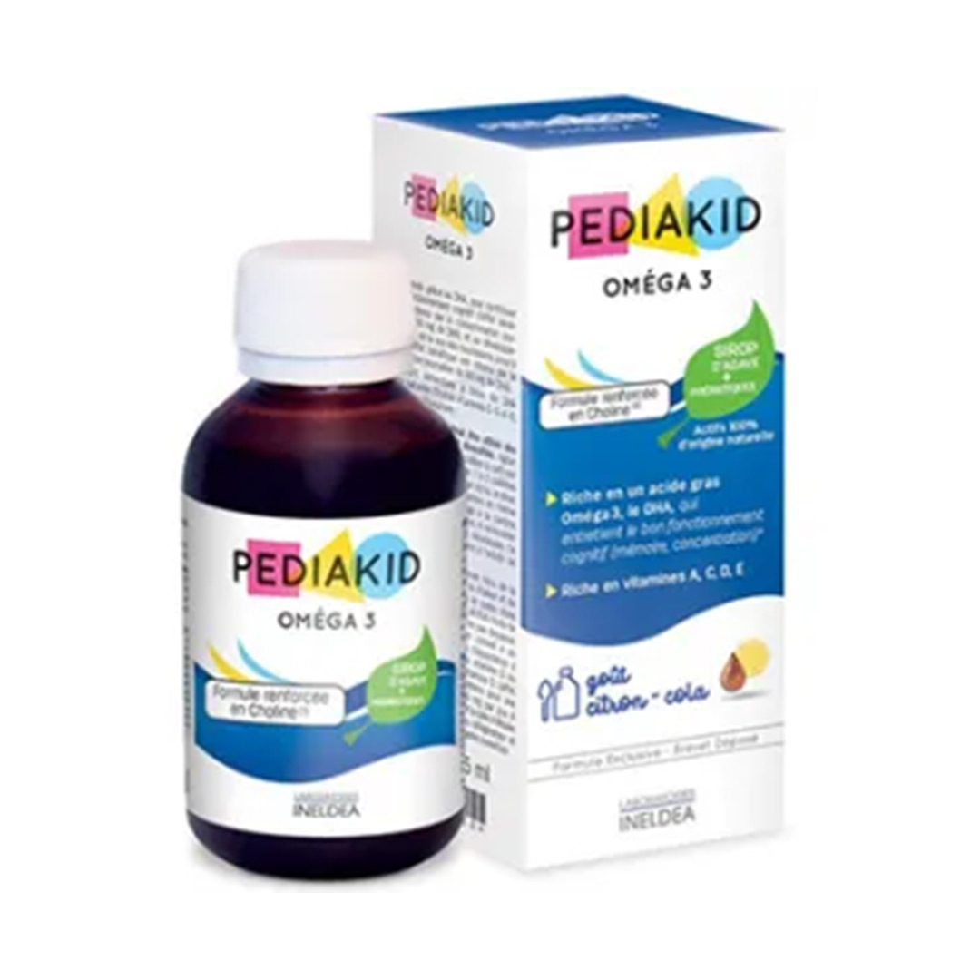 Pediakid sirop Omega 3, 125 ml, Laboratoires Ineldea
