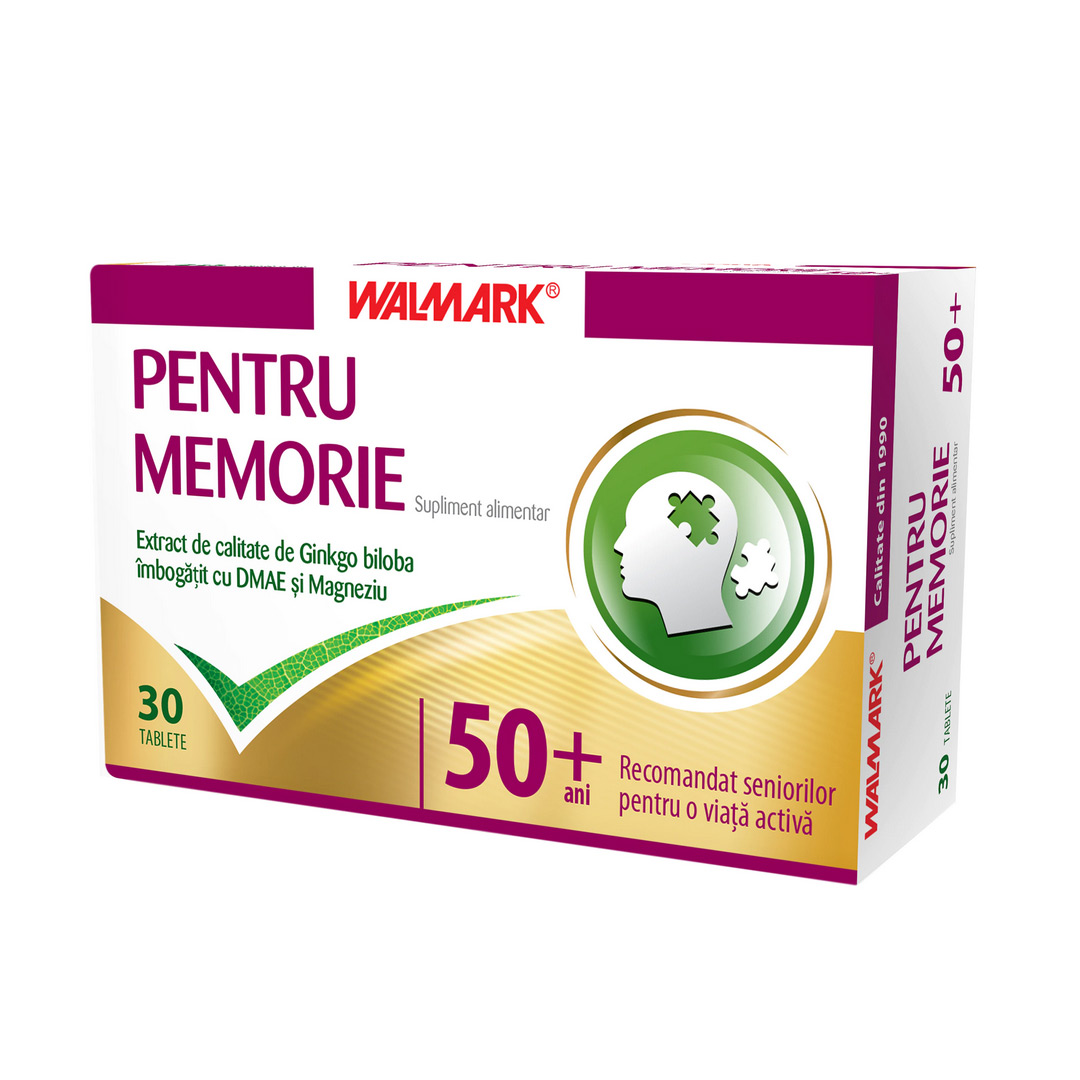 Pentru memorie 50+, 30 tablete, Walmark