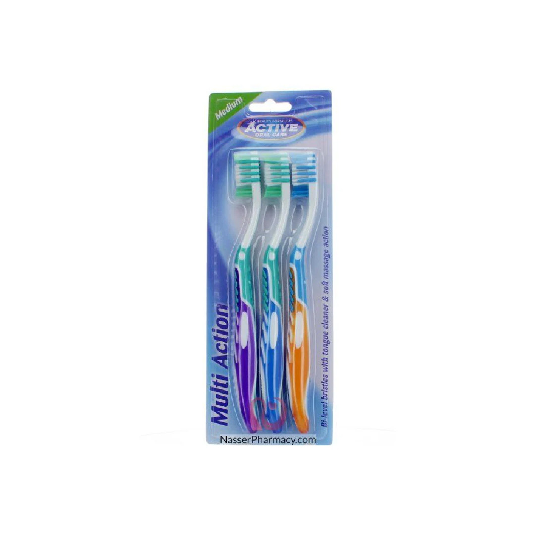 Periuta de dinti multifunctionala, 3 bucati, Beauty Formulas