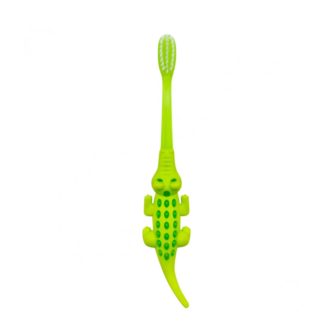 Periuta de Dinti pentru Copii A0641, Model Crocodile, 1-3 Ani, 1 bucata, Akuku