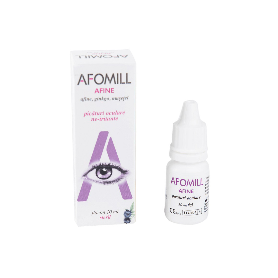 Picaturi oculare Afomill afine (mov), 10 ml, Aeffe Farmaceutici