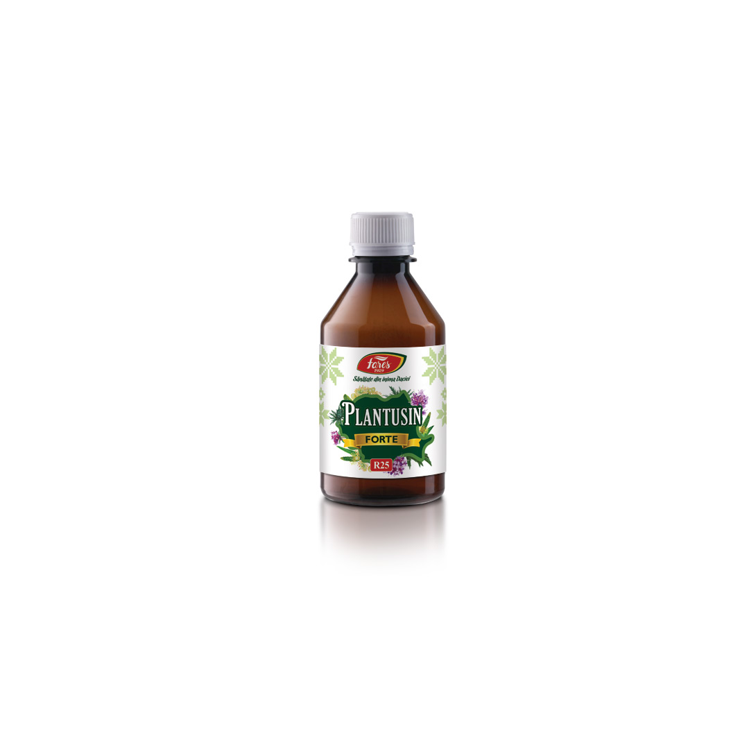 Plantusin Forte sirop, R25, 250 ml, Fares