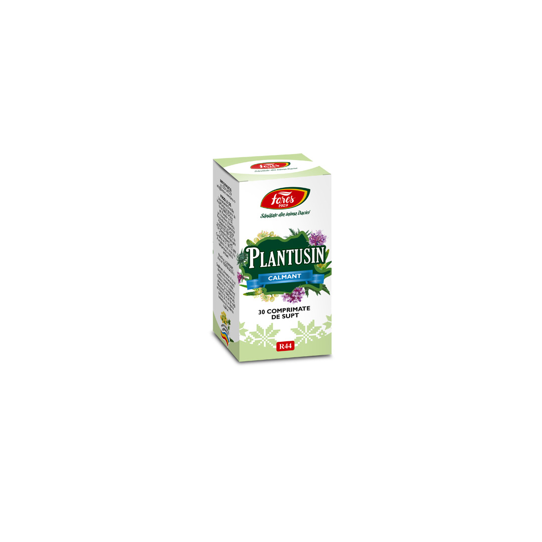 Plantusin, R44, 30 comprimate, Fares
