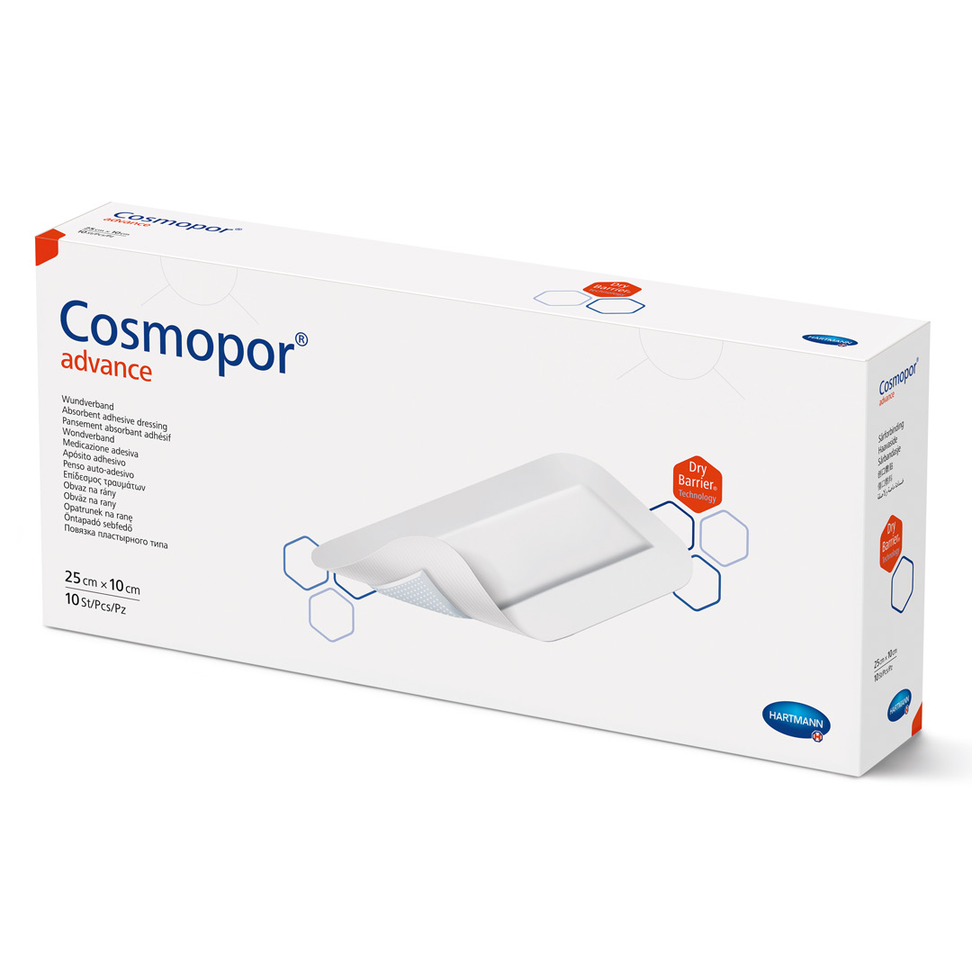 Plasture autoadeziv, Cosmopor Advance, 25 x 10 cm, 1 cutie/10 bucati, Hartmann