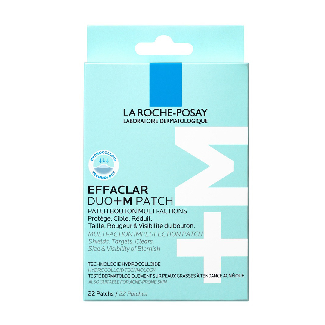 Plasturi anti-eruptii cutanate invizibili si ultra subtiri Effaclar Duo +M Patch, 22 bucati, La Roche-Posay