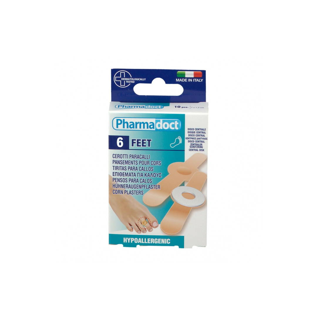 Plasturi pentru indepartarea bataturilor, 6 bucati, Pharmadoct