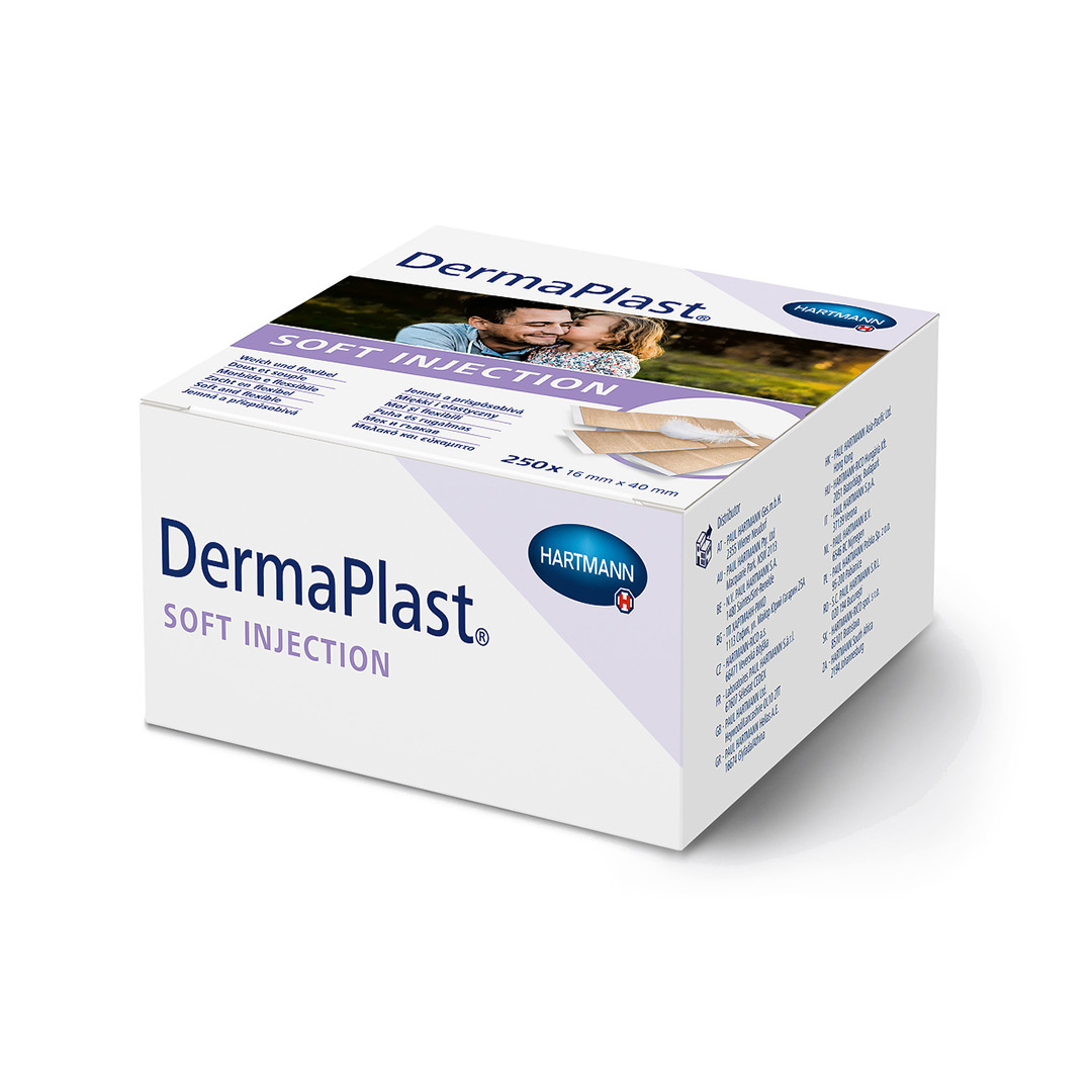 Plasturi post injectie Dermaplast Sensitive Injection, 250 bucati, Hartmann