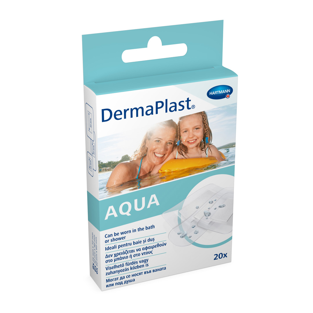 Plasturi hipoalergeni, impermeabili, DermaPlast Aqua, 20 bucati, Hartmann