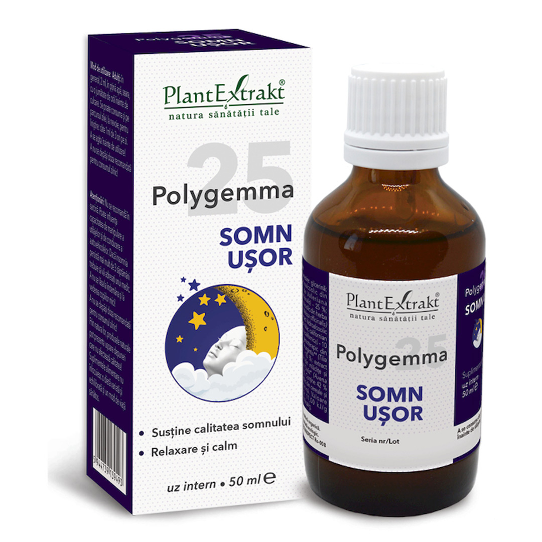 Polygemma 25 Somn Usor, 50 ml, Plant Extrakt