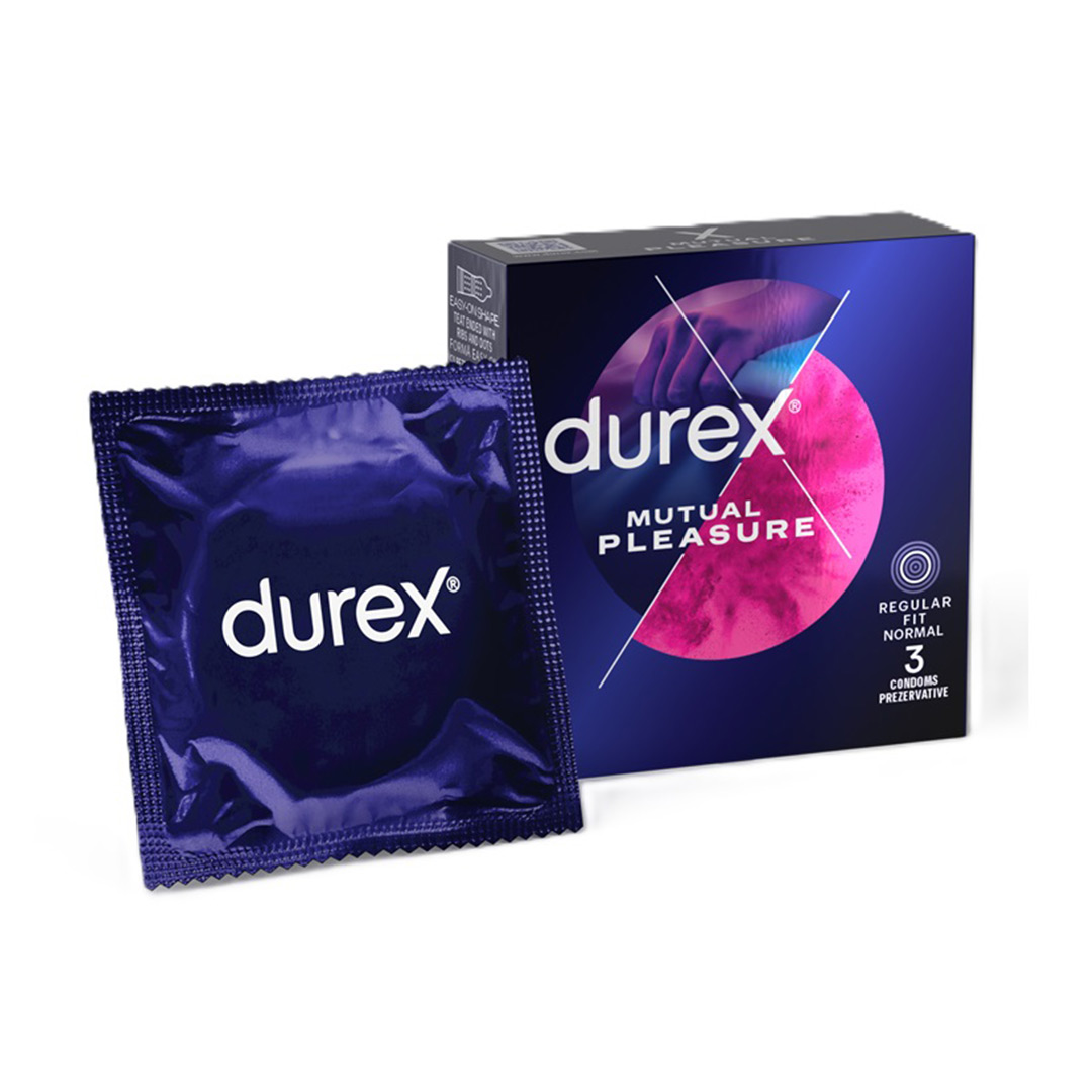 Prezervative Mutual Pleasure, 3 bucati, Durex