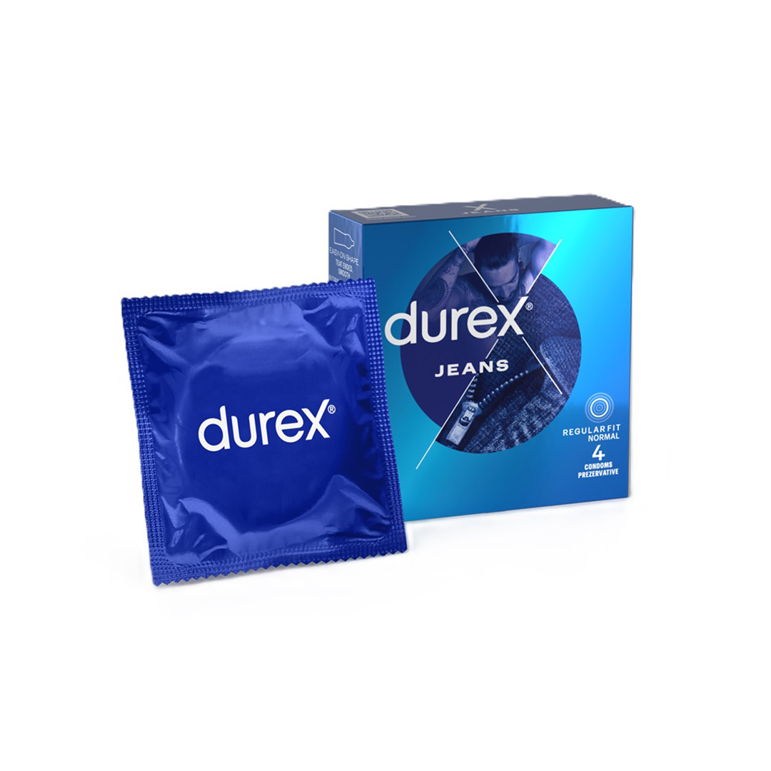 Prezervative Jeans, 4 bucati, Durex