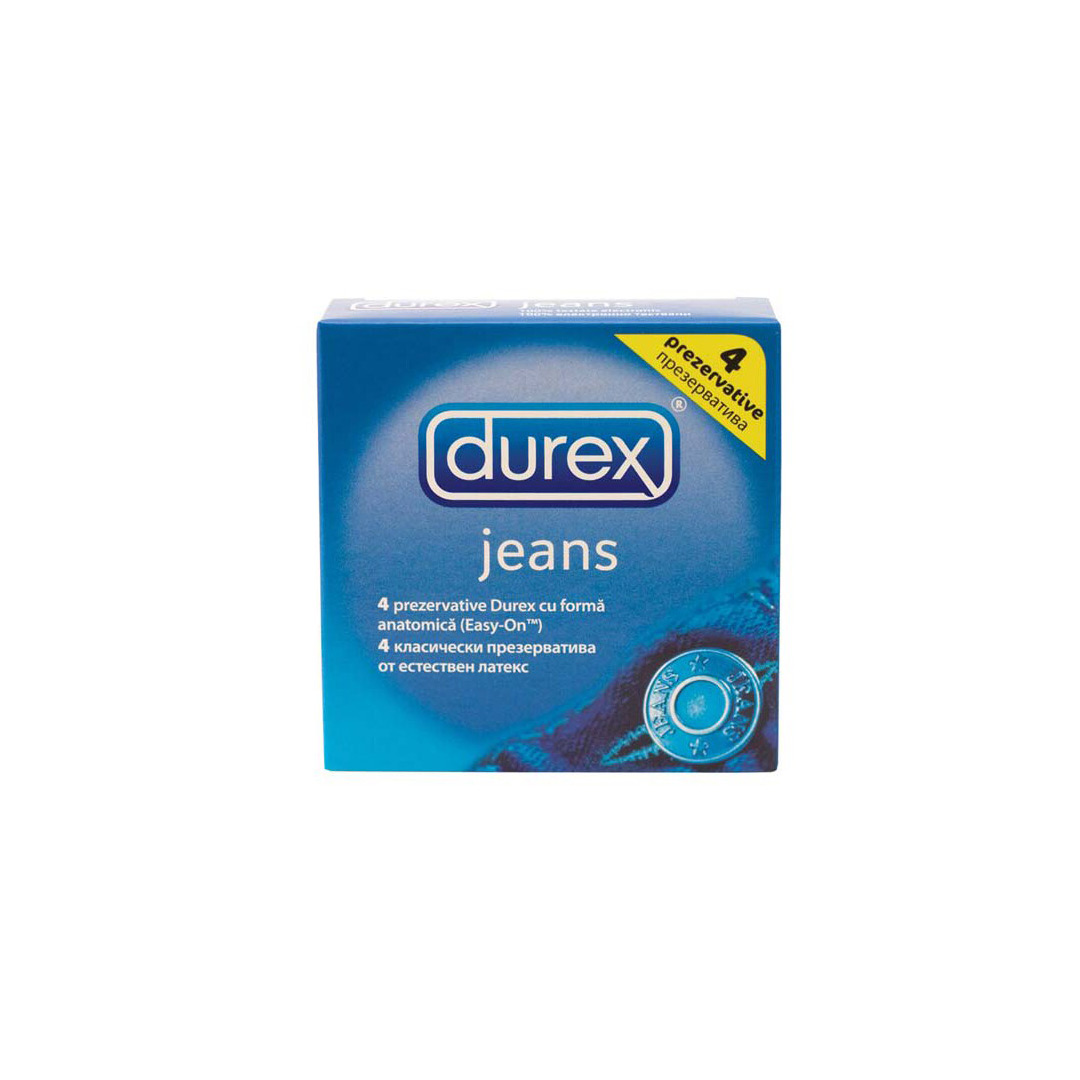 Prezervative Durex Jeans, 4 bucati