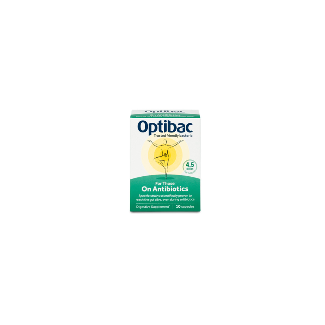 Probiotic pentru tratamentul cu antibiotic, 10 capsule, Optibac