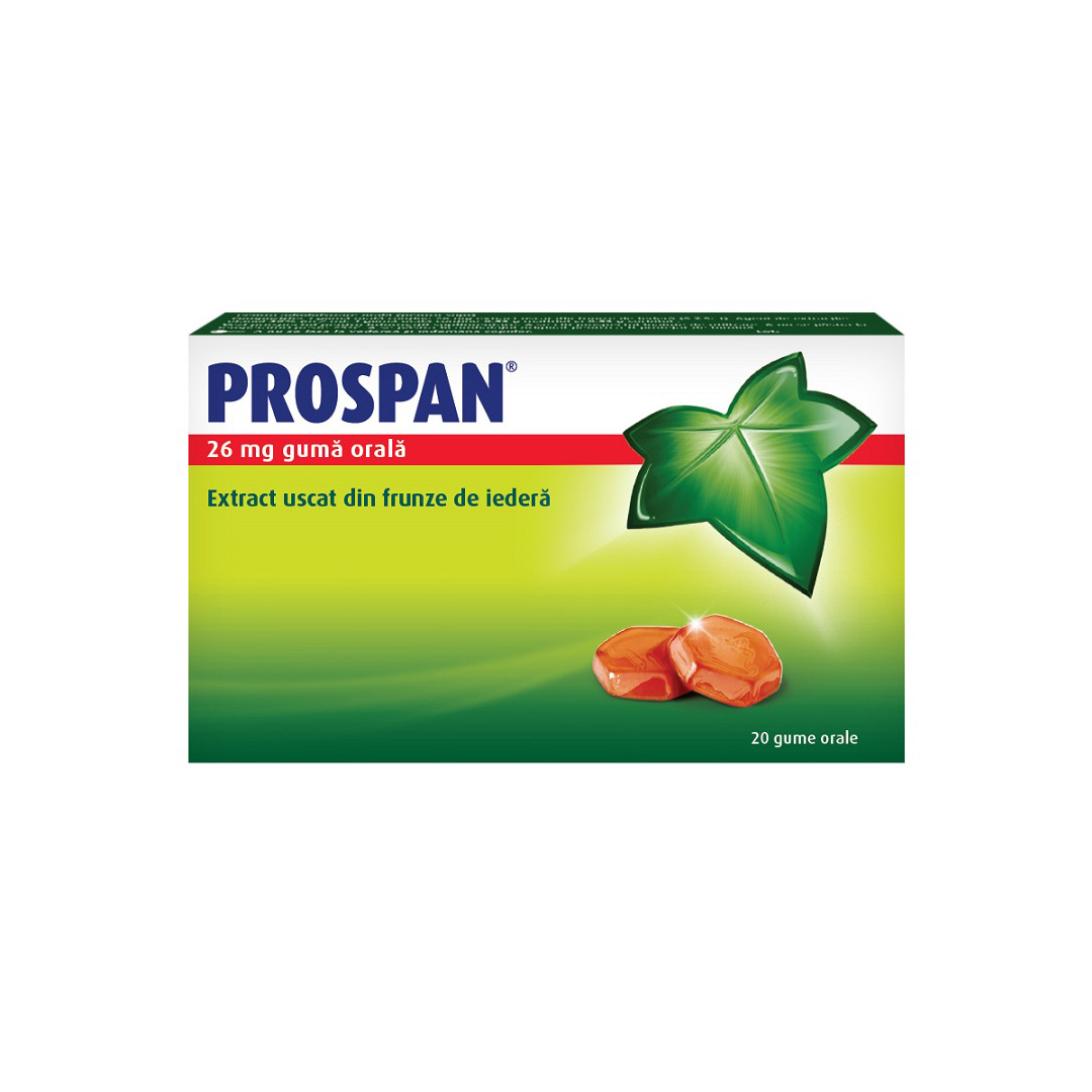 Prospan, 26 mg, 20 guma orala, Engelhard Arzneimittel