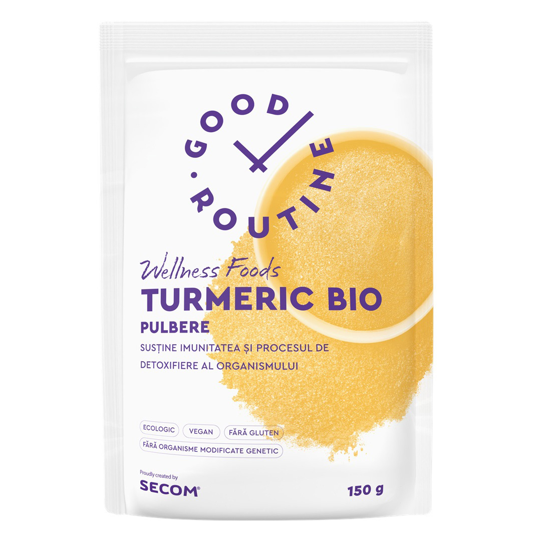 Pulbere de Turmeric Bio Good Routine, 150 g, Secom