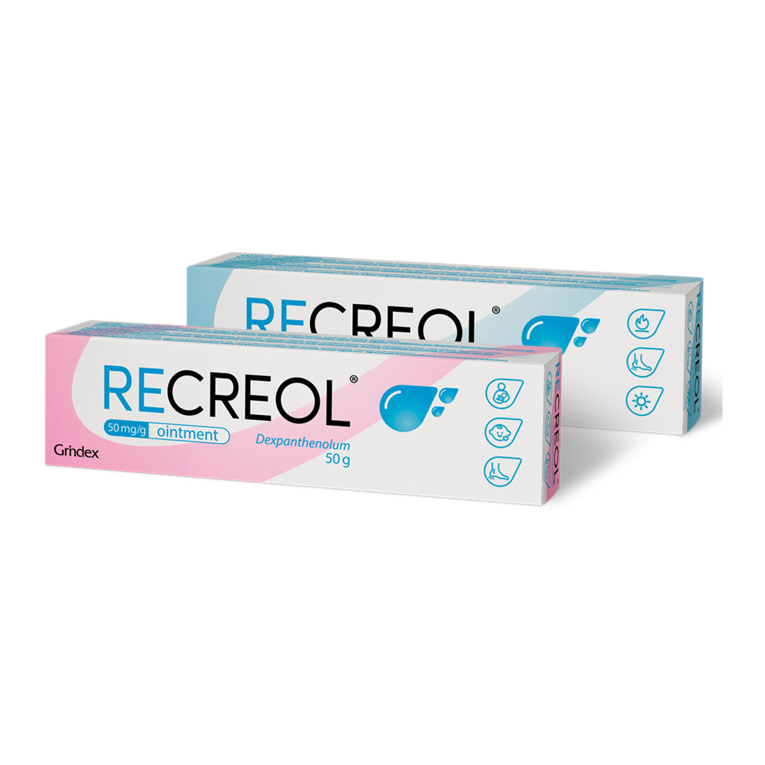 Recreol, 50 mg/g unguent, 50 g, As Grindeks