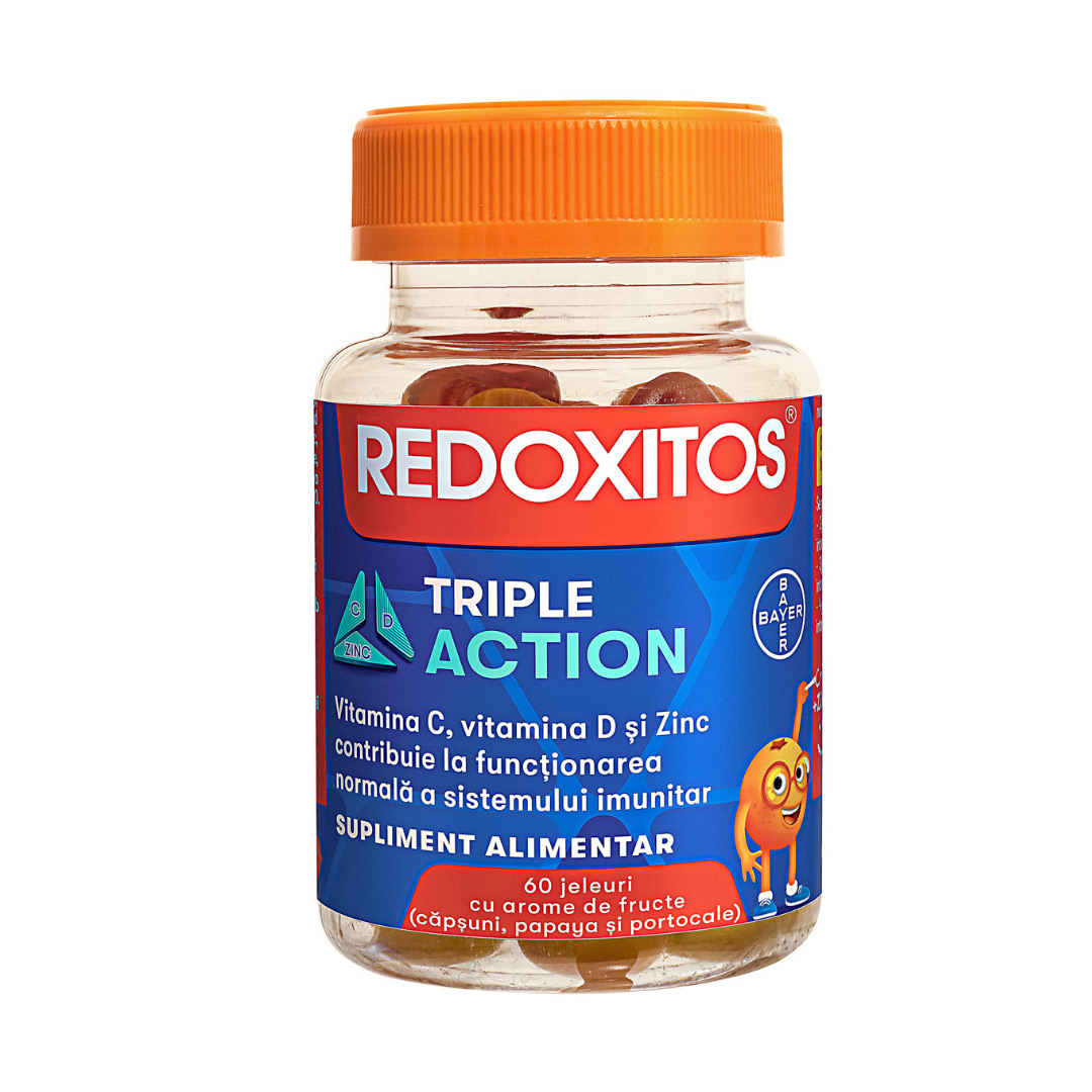 Redoxitos Triple Action, 60 jeleuri, Bayer