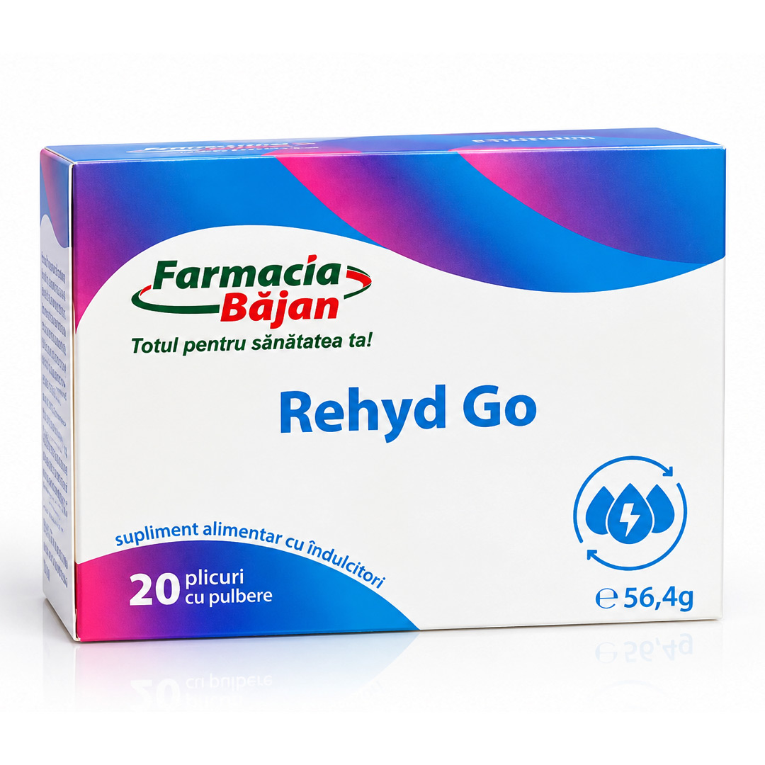 Rehyd Go, 20 plicuri ,Farmacia Bajan