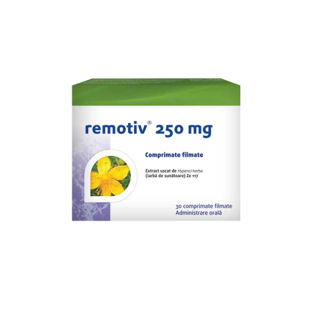 Remotiv, 250 mg, 30 comprimate filmate, Ewopharma