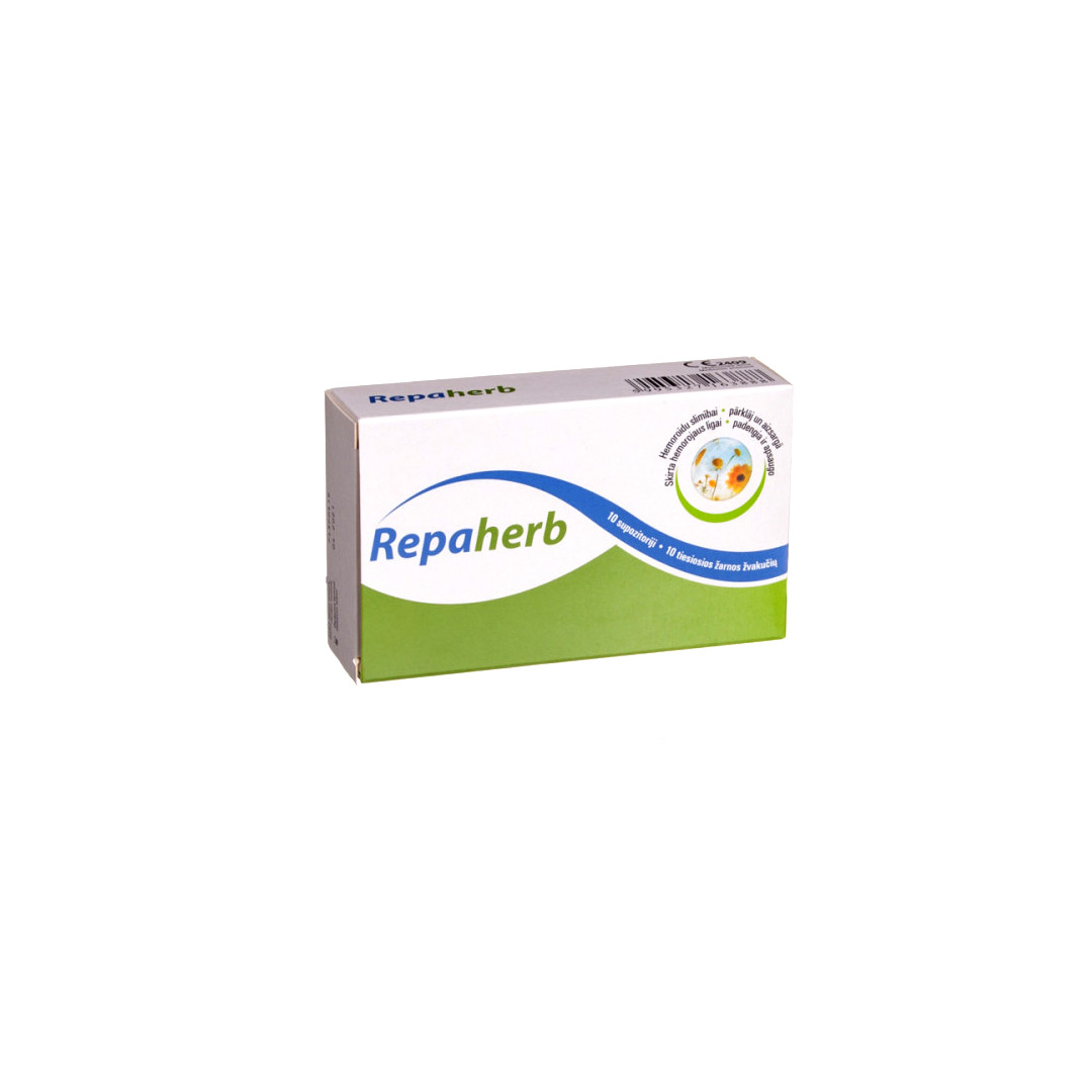 Repaherb, 10 supozitoare, Egis pharmaceuticals