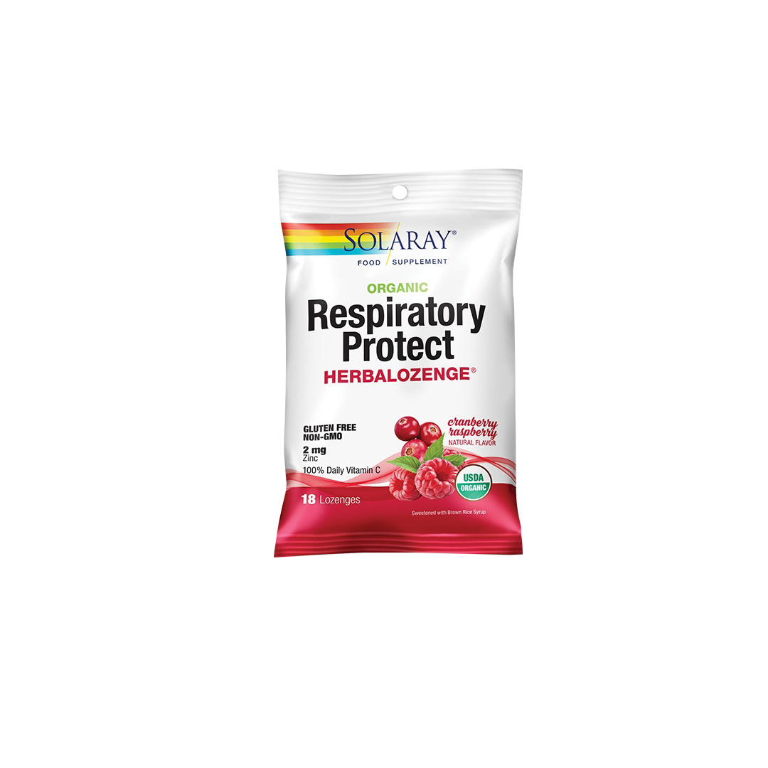 Respiratory Protect HerbaLozenge Cranberry Raspberry, 18 dropsuri, Secom