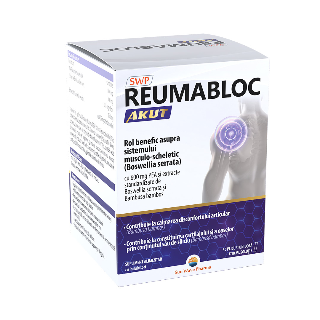 Reumabloc Akut, 30 plicuri, Sun Wave Pharma