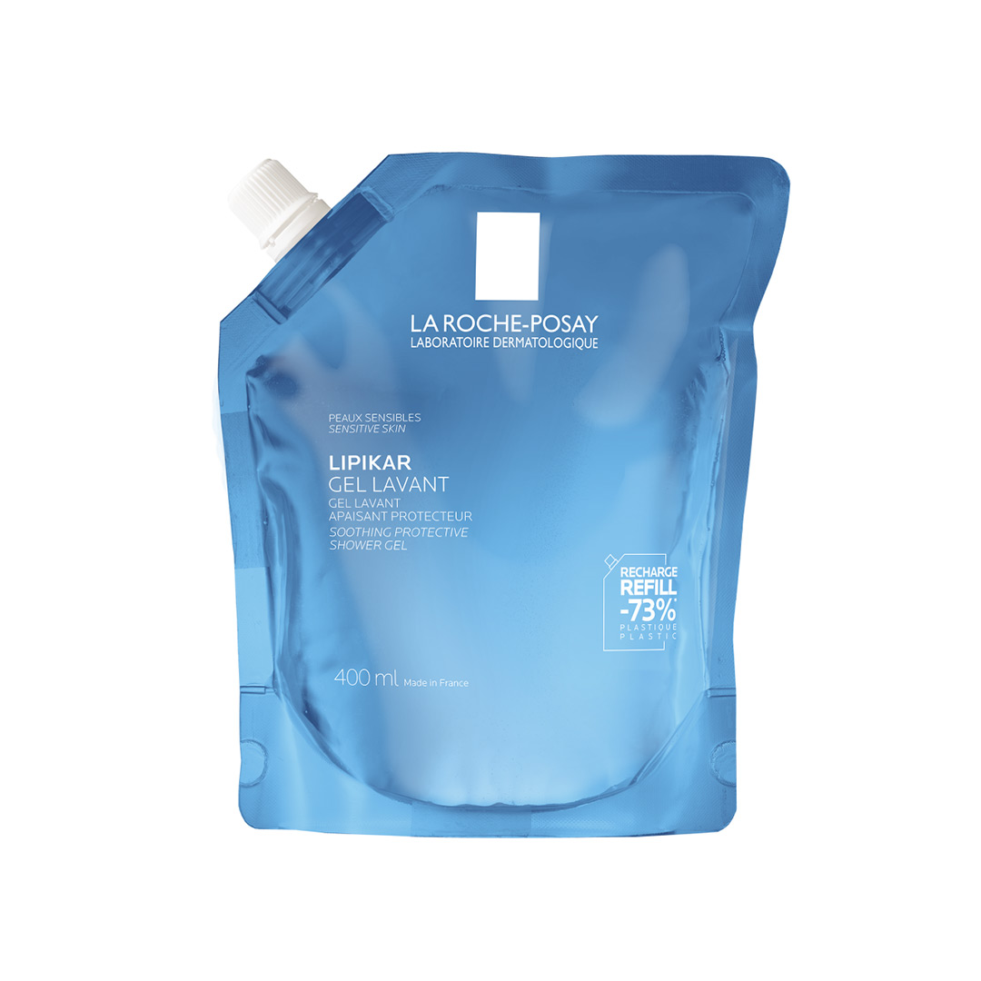 Rezerva Gel de dus calmant si protector pentru piele sensibila Lipikar, 400 ml, La Roche Posay